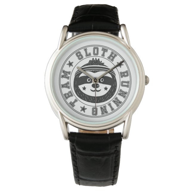 Sloth Running Horloge (Voorkant)
