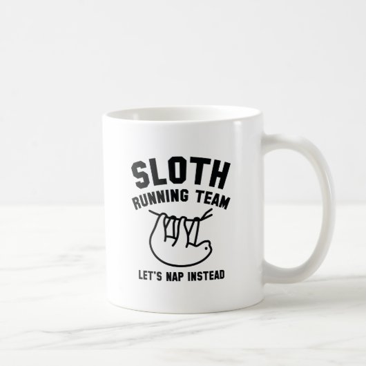 Sloth Running Koffiemok (Rechts)