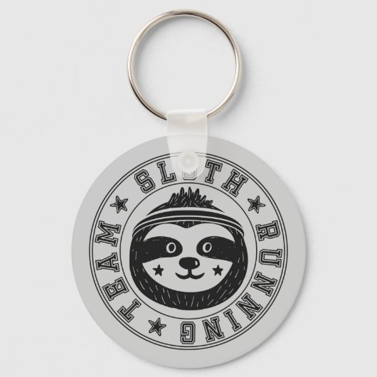 Sloth Running Sleutelhanger (Voorkant)