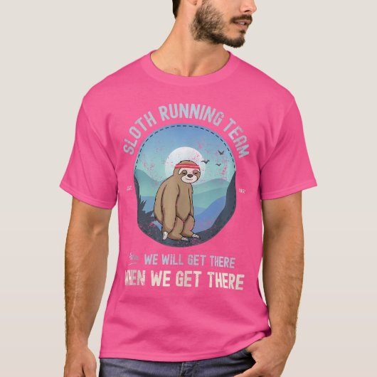 Sloth Running Sloth Running Team T-shirt (Voorkant)