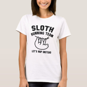 Sloth Running T-shirt