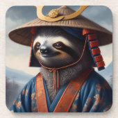 Sloth Samurai Bier Onderzetter (Voorkant)