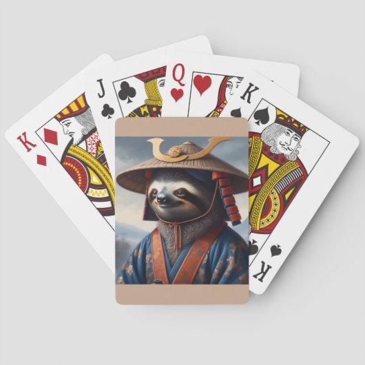 Sloth Samurai Pokerkaarten (Achterkant)