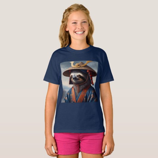 Sloth Samurai T-shirt (Voorkant volledig)