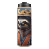 Sloth Samurai Thermosbeker (Voorkant)