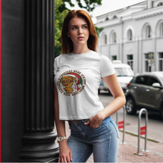 Sloth Santa German T-shirt