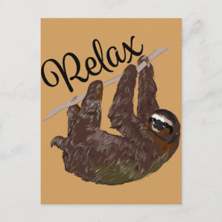 Sloth Says Briefkaart