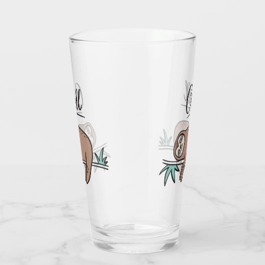 Sloth Says Chill Glas (Rechts)