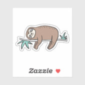 Sloth Says Chill Sticker (Vel)