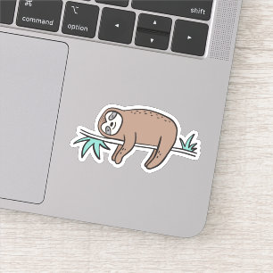 Sloth Says Chill Sticker