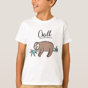 Sloth Says Chill T-shirt
