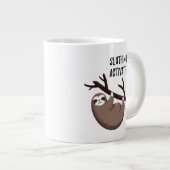 Sloth Says | Sleufmodus geactiveerd Grote Koffiekop (Voorkant rechts)