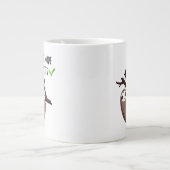 Sloth Says | Sleufmodus geactiveerd Grote Koffiekop (Voorkant)