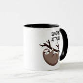 Sloth Says | Sleufmodus geactiveerd Mok (Voorkant rechts)