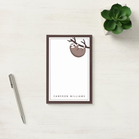 Sloth Says | Sleufmodus geactiveerd Post-it® Notes (Kantoor)