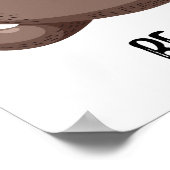 Sloth Says | Wees niet snel gelukkig Poster (Hoek)