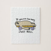 Sloth Skateboarding Legpuzzel (Verticaal)