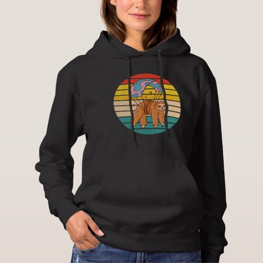 Sloth Sky Diving Hoodie (Voorkant)