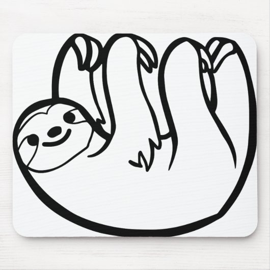 sloth - Sloth grappig Muismat (Voorkant)