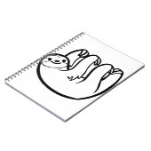 sloth - Sloth grappig Notitieboek (Linkerzijde)