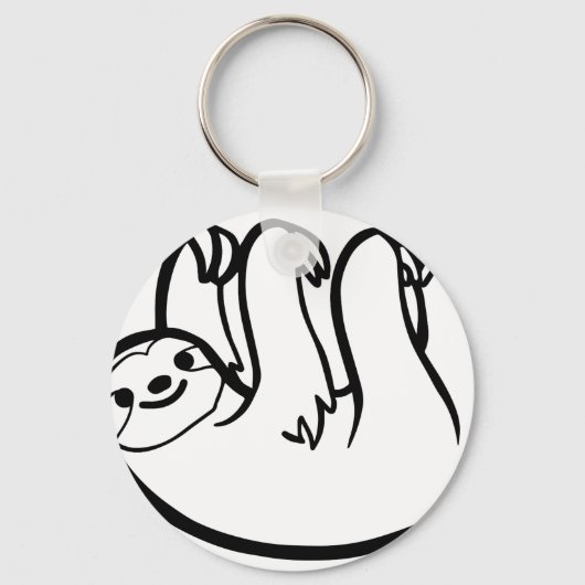 sloth - Sloth grappig Sleutelhanger (Voorkant)