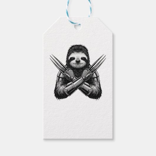 Sloth Slotherine Halloween Cadeaulabel (Voorkant)