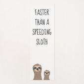 Sloth Sloths Funny Yoga Mats Yogamat (Voorkant)