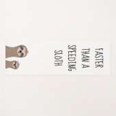 Sloth Sloths Funny Yoga Mats Yogamat (Voorkant (horizontaal))