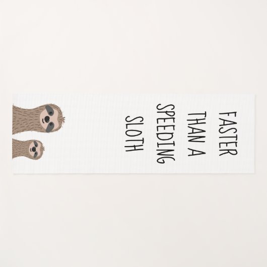 Sloth Sloths Funny Yoga Mats Yogamat (Voorkant (horizontaal))