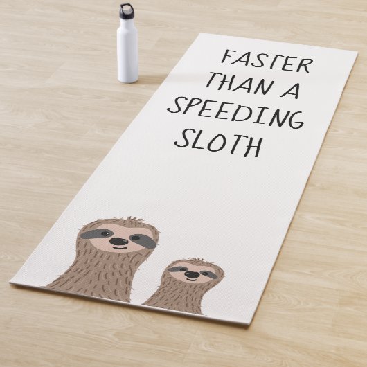 Sloth Sloths Funny Yoga Mats Yogamat (In situ)