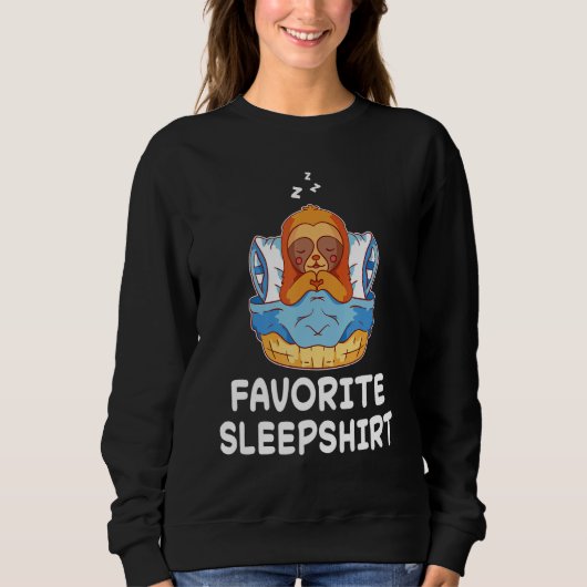 Sloth Sloths Nap Sleeping Sleep Pajama Pajamas Nig Trui (Voorkant)