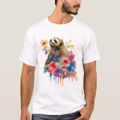 Sloth Slow Life T-shirt (Voorkant)