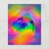 Sloth Smoking Weed Sloth Flyer (Achterkant)