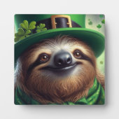 Sloth St Paddys Dag Fotoplaat (Voorkant)