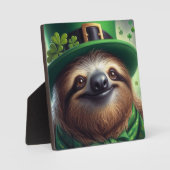 Sloth St Paddys Dag Fotoplaat (Voorkant)