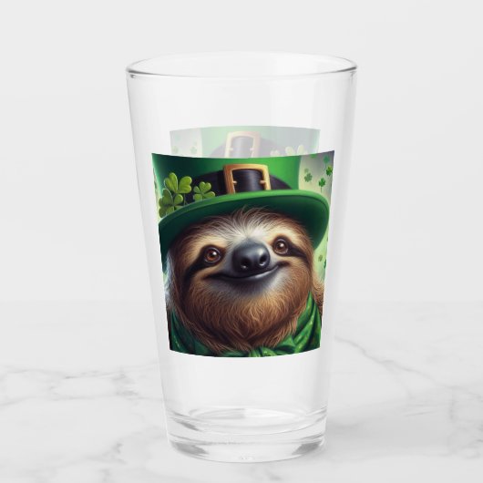 Sloth St Paddys Dag Glas (Voorkant)