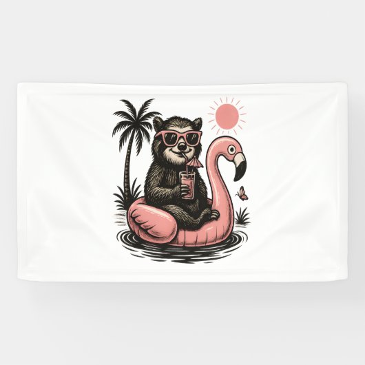 Sloth Summer Vibes Spandoek (Horizontaal)