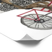 sloth surf bike poster (Hoek)