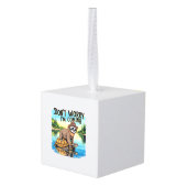 Sloth T-Shirt- Don't Worry I'm Coming Decoratie (Achter hoekig)