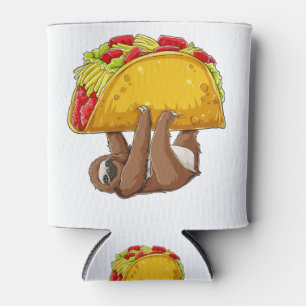 Sloth Taco Funny Tacos Lover fitness Gym Novelty Blikjeskoeler