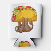 Sloth Taco Grappige Tacos Lover fitness Gym Novelt Blikjeskoeler (Voorkant)