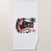 Sloth Team Sloth Wandelcamping Strandlaken (Voorkant)