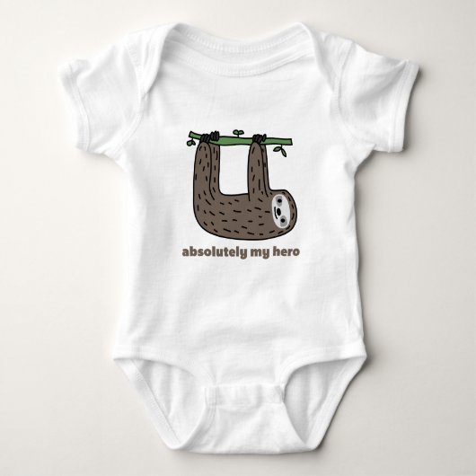 Sloth the Hero Romper (Voorkant)