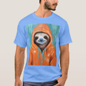 Sloth the rain t-shirt (Voorkant)