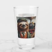 Sloth Train Engineer Glas (Achterkant)