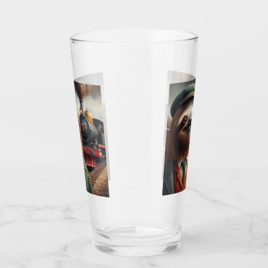 Sloth Train Engineer Glas (Rechts)
