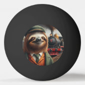 Sloth Train Engineer Pingpongbal (Voorkant)