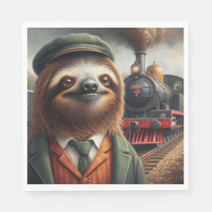 Sloth Train Engineer Servet