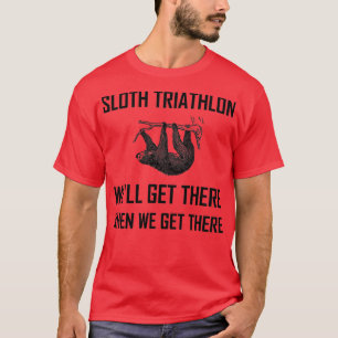 Sloth Triathlon krijgt er Funny 2 T-shirt