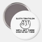 SLOTH TRIATHLON MAGNEET (Voorkant / Achterkant)